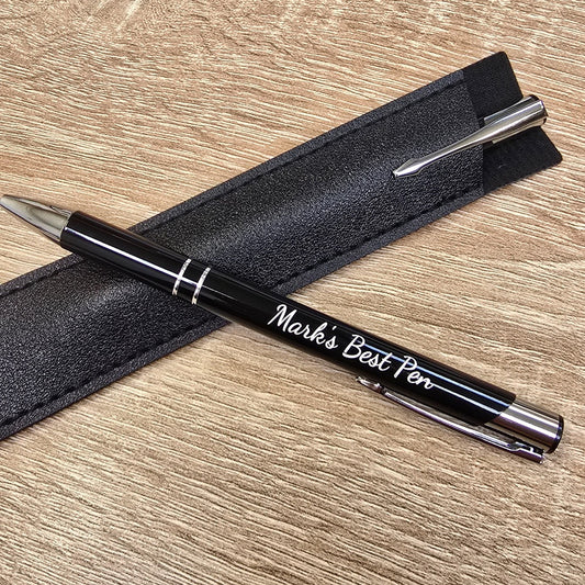 Personalised Classic Black Pen